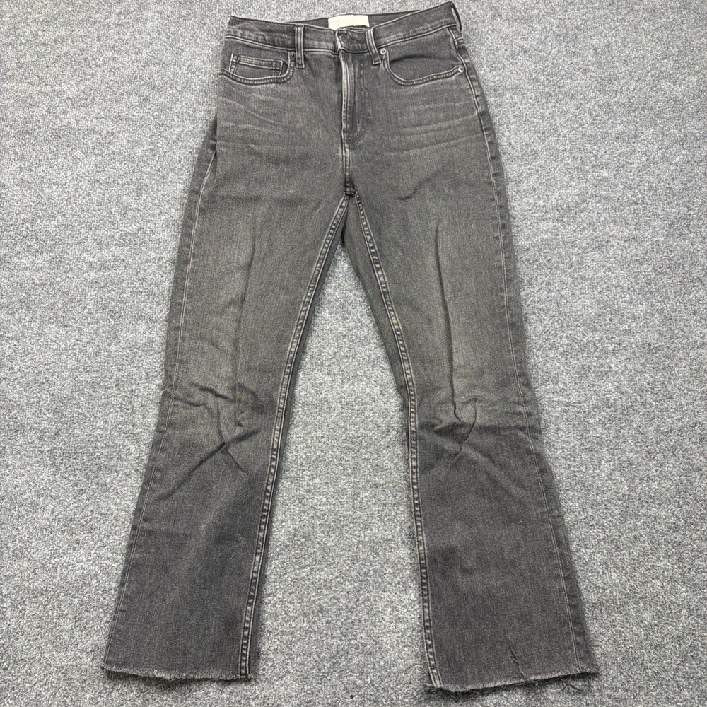 Everlane Women's Size 26 Regular Gray High Rise Skinny Stretch Denim Jeans